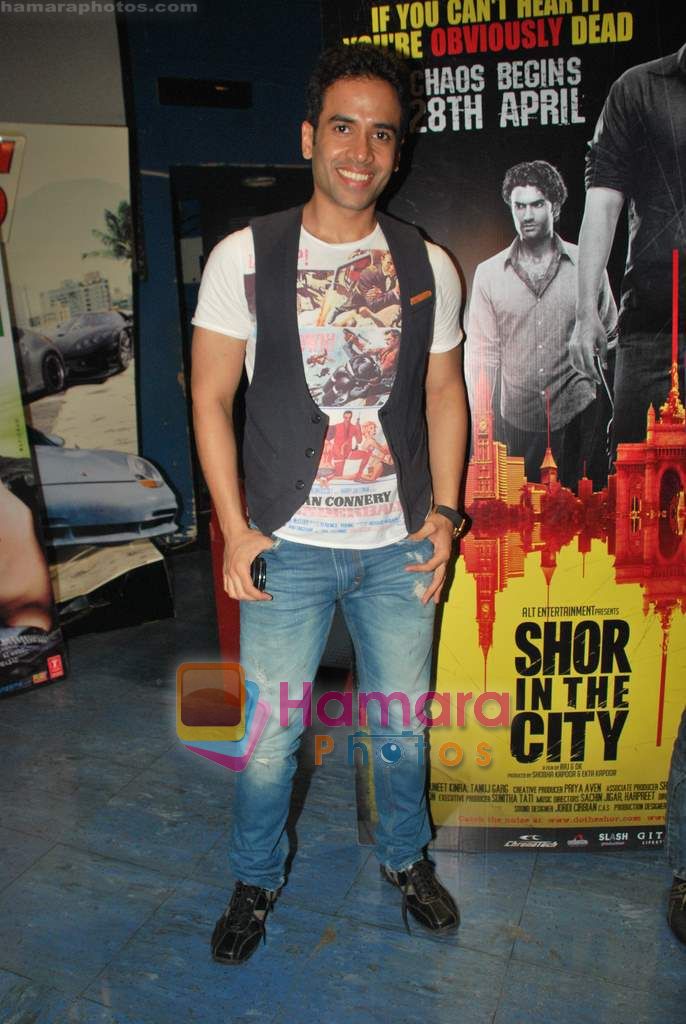 Tusshar Kapoor promote Shor in the City at Fame, Andheri on 3rd May 2011 
