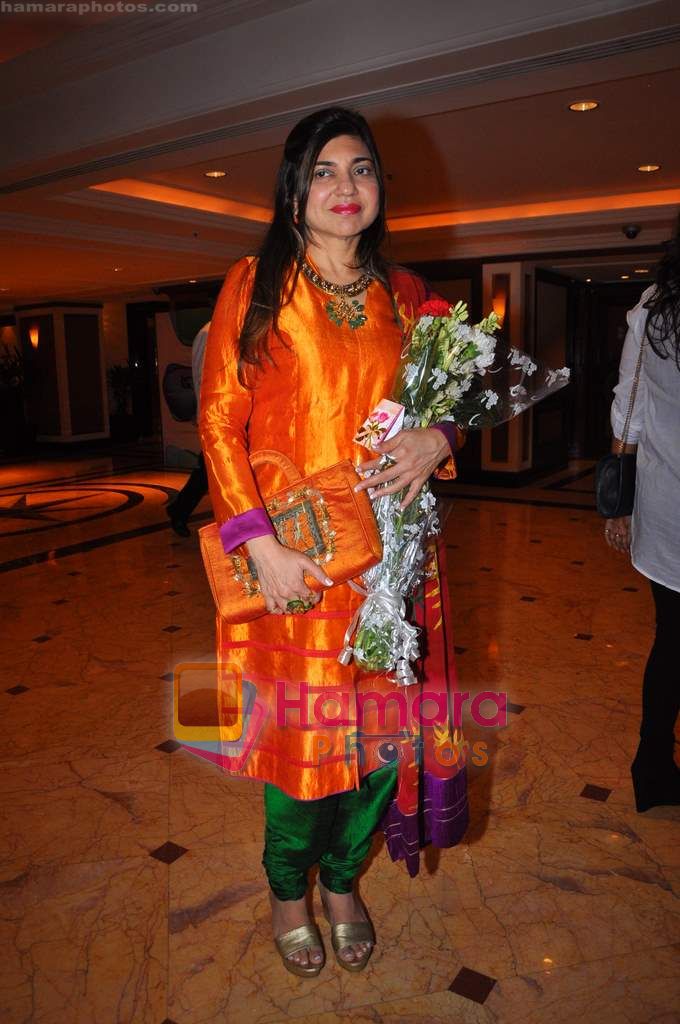 Alka Yagnik at photographer Jayesh Seth's movie announcement bash in Taj Land's End on 3rd May 2011 