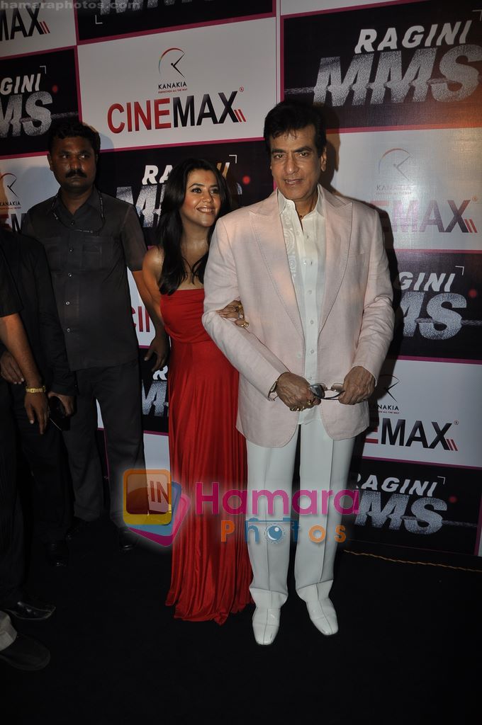 Ekta Kapoor, Jeetendra at Ragini MMS Premiere in Cinemax, Andheri, Mumbai on 12th May 2011 