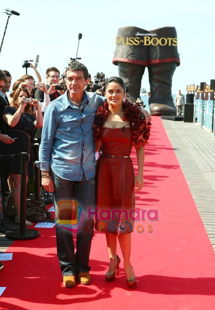 Salma Hayek at Puss in boots cannes premiere on 11th May 2011 