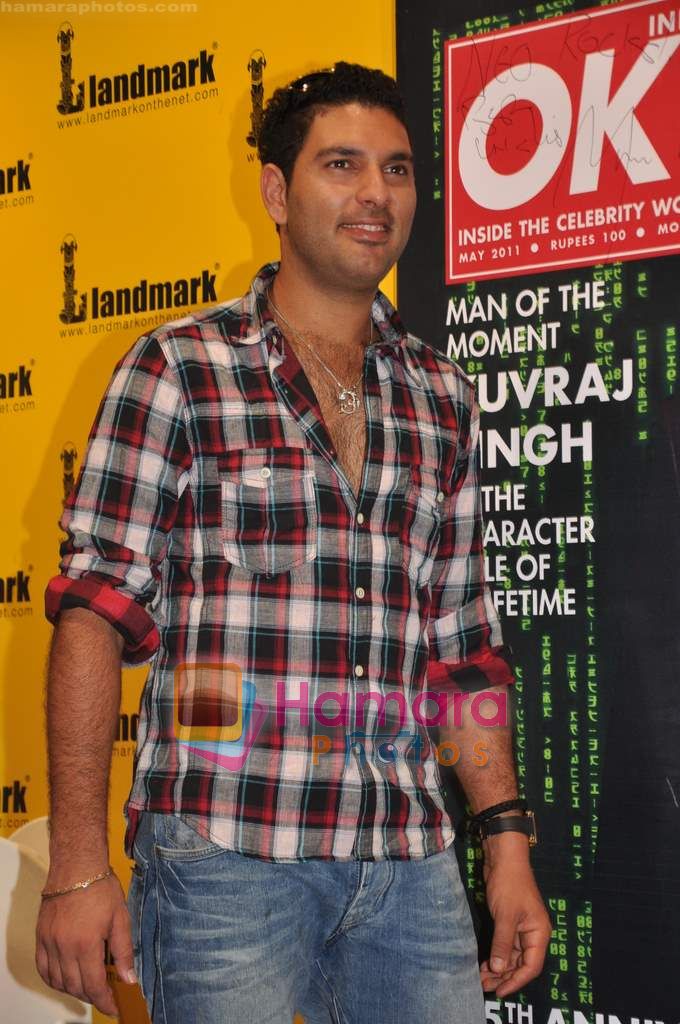 Yuvraj Singh at OK magazine meet in Oxford, Mumbai on 13th May 2011 