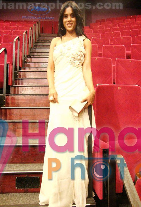 Reeth wearing Neeta Lulla's Gown on the Red Carpet in Cannes on 18th May 2011 