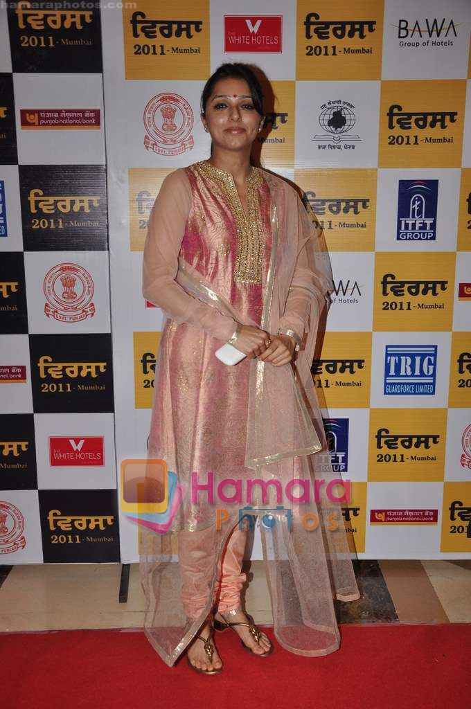 Bhumika Chawla at Punjabi Virsa Awards 2011 in J W Marriott, Mumbai on 22nd May 2011 