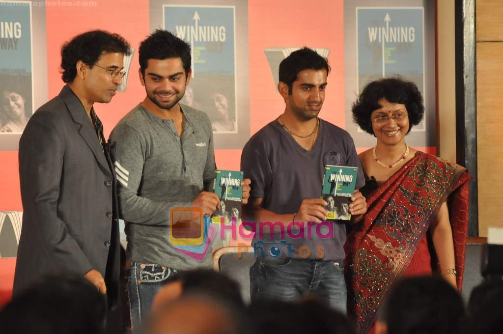 Virat Kohli, Gautam Gambhir at Harsha Bhogle's book launch in Trident, Mumbai on 23rd May 2011 