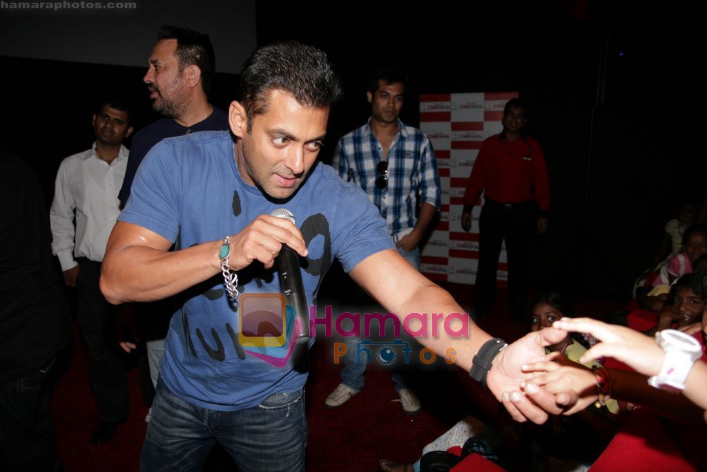 Salman Khan at special screening of READY for kids in Cinemax, Andheri on 2nd June 2011 