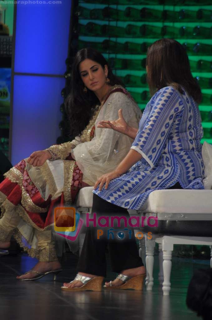 Katrina Kaif and Farah Khan at NDTV Greenathon in Yashraj Studios on 4th June 2011 