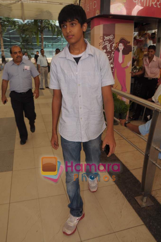 of Mumbai heroes snapped in Mumbai Airport on 6th June 2011 