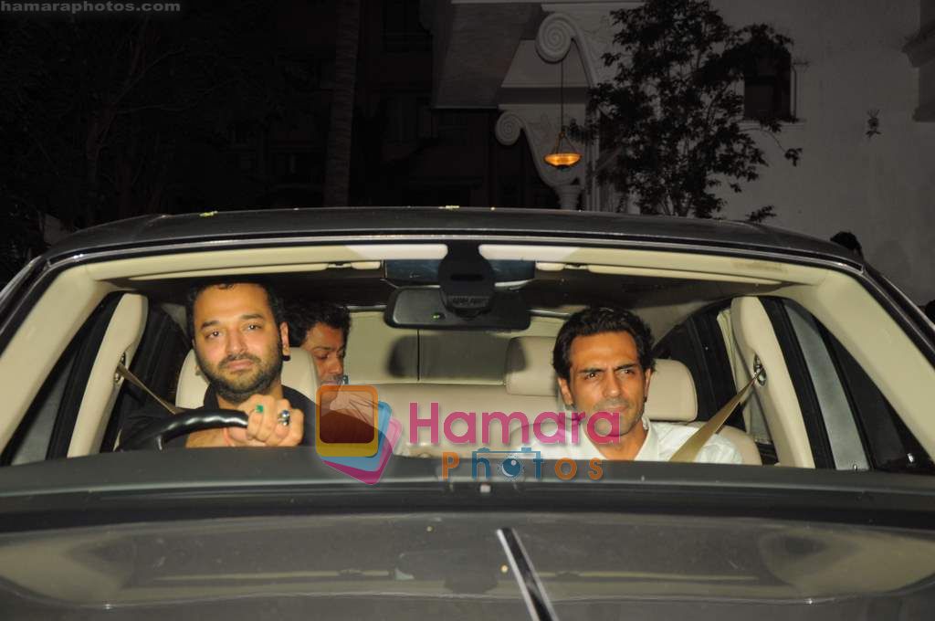 Arjun Rampal at Shilpa Shetty's birthday bash at her home on 8th June 2011 