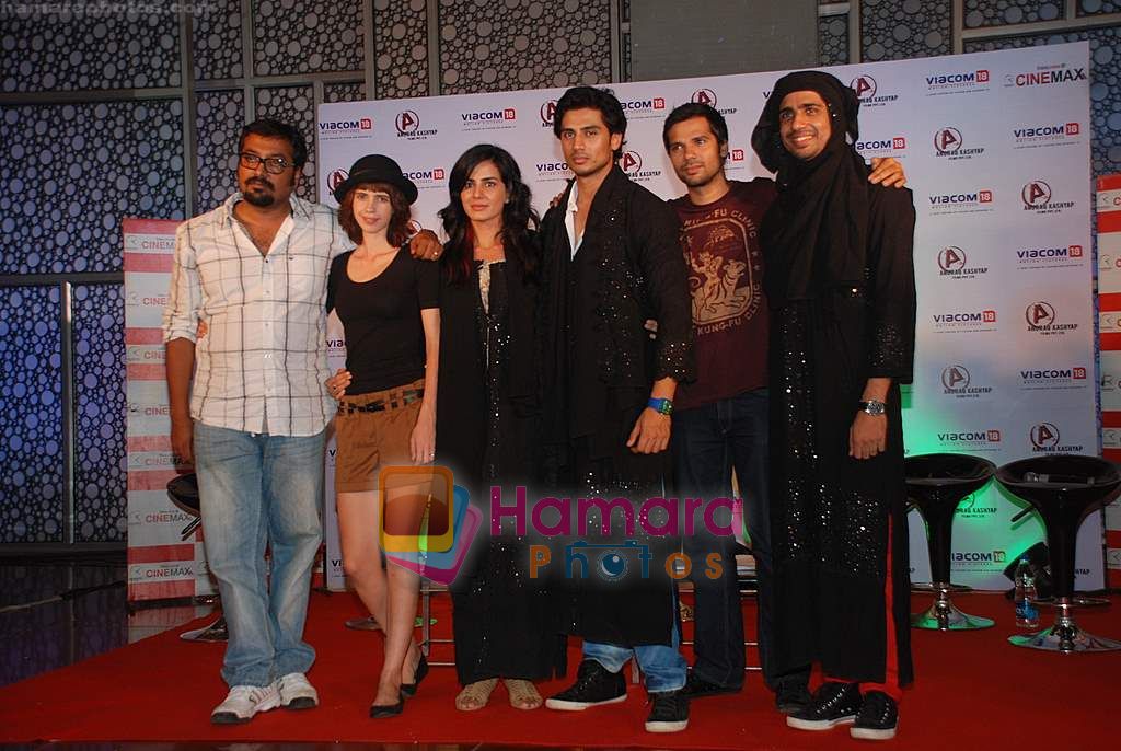 Shiv Pandit, Anurag kashyap, Kalki Koechlin at Shaitan promotional event in Cinemax on 8th June 2011 