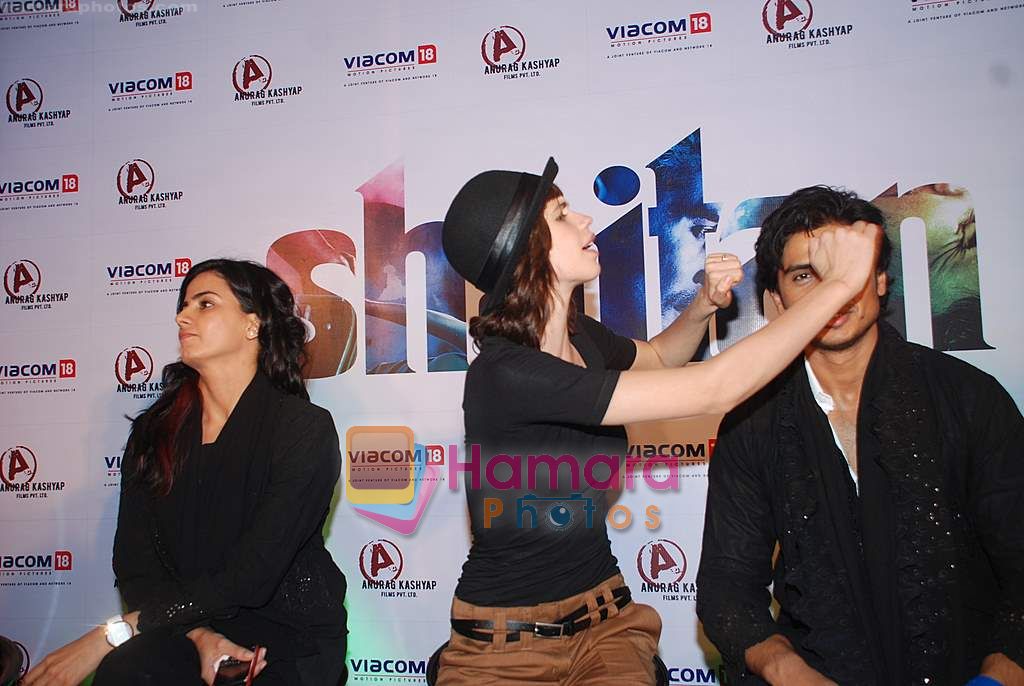Shiv Pandit, Kalki Koechlin at Shaitan promotional event in Cinemax on 8th June 2011 