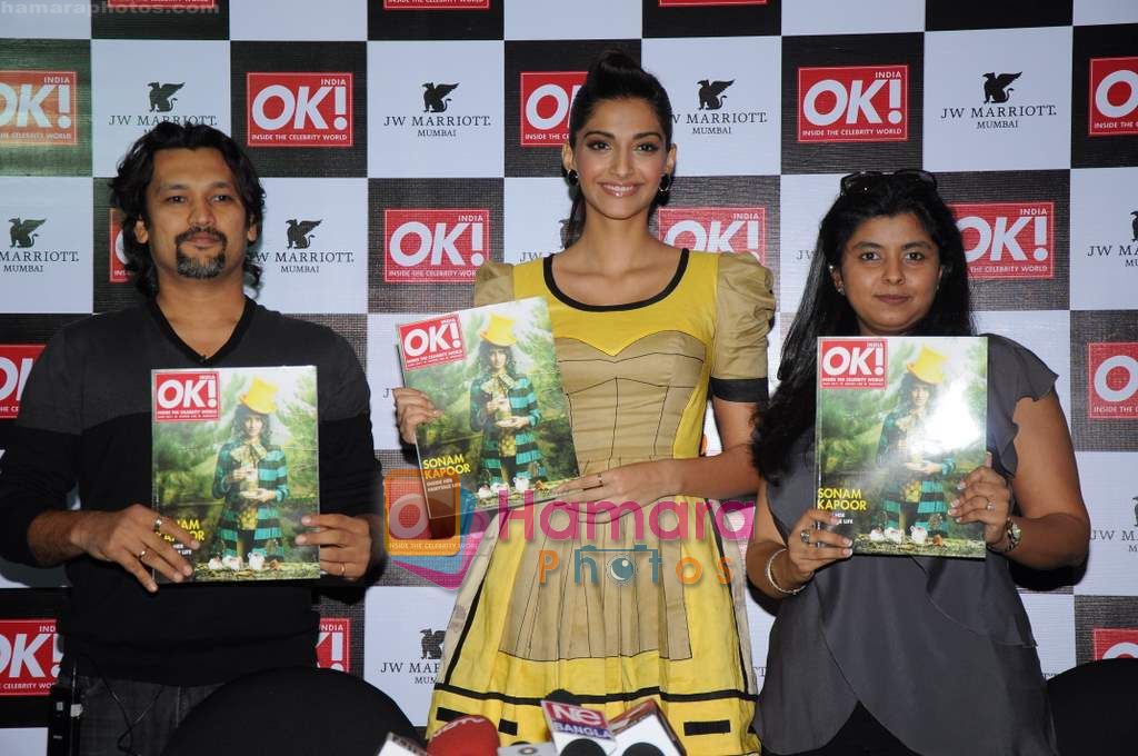 Sonam Kapoor at OK magazine cover launch in Enigma on 10th June 2011 