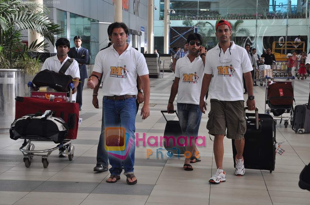 Sohail Khan snapped after they return from Hyderabad on 13th June 2011 