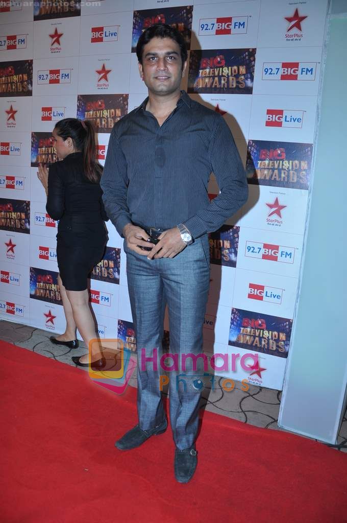 Sharad Kelkar at Big Television Awards in Yashraj Studios on 14th June 2011 