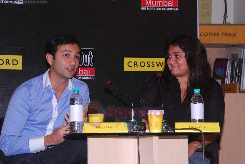 Divya Palat and Aditya Hitkari at book reading in Crossword on 20th June 2011 