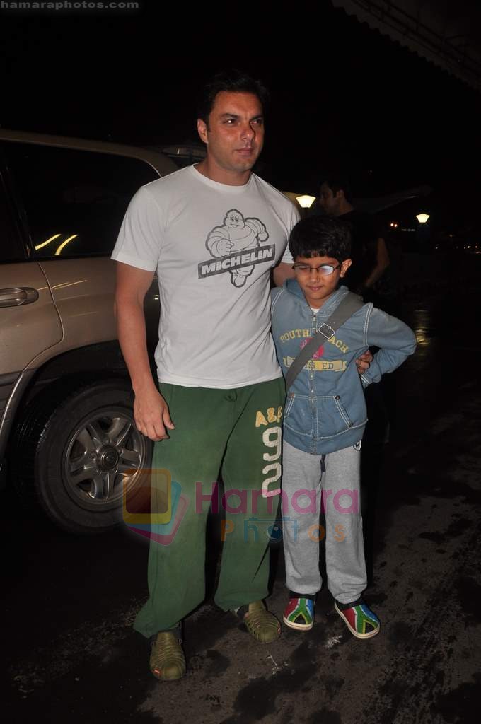 Sohail Khan leave for IIFA on 22nd June 2011  