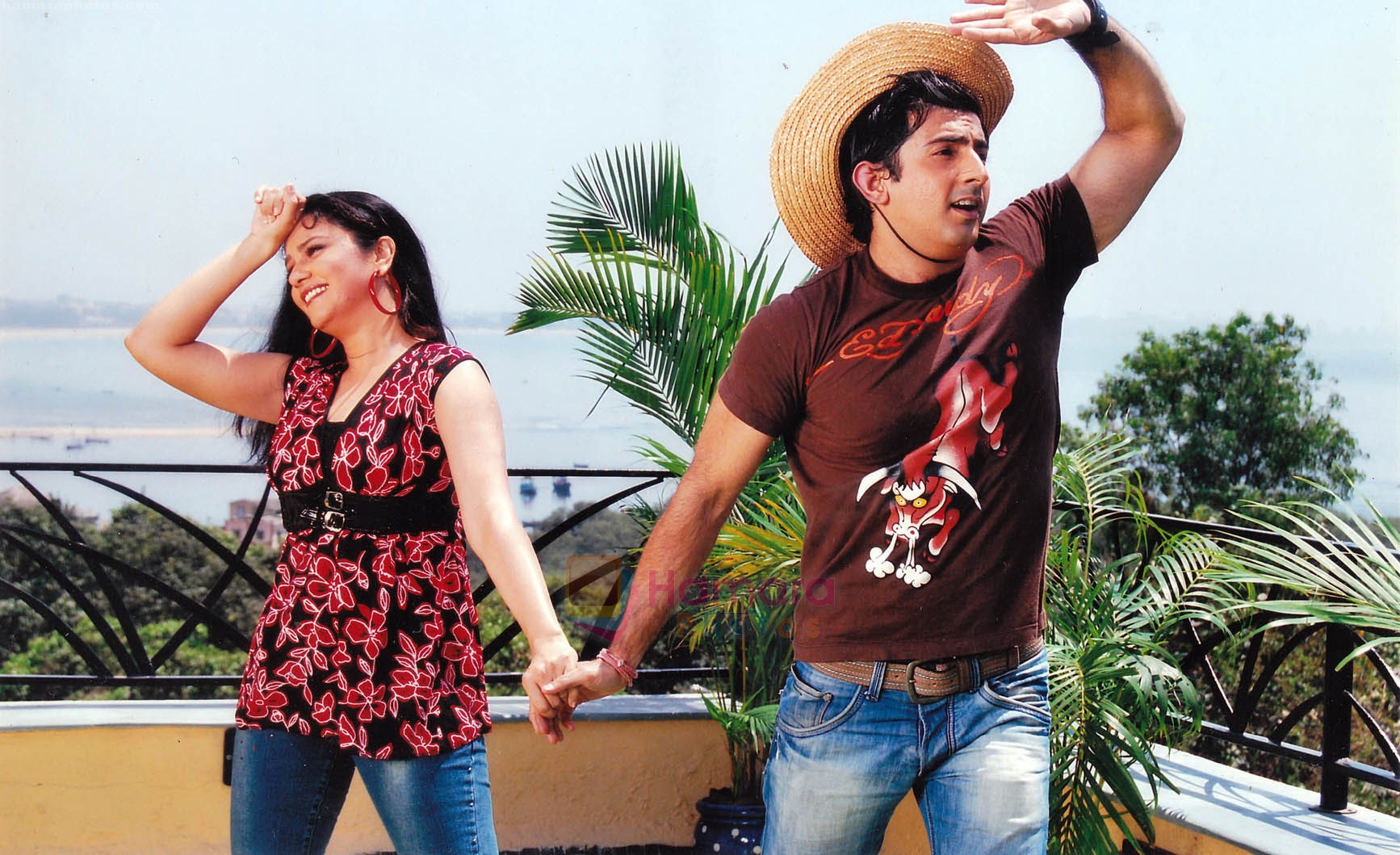 Gracy Singh, Aslam Khan in the still from movie Milta Hai Chance By Chance  