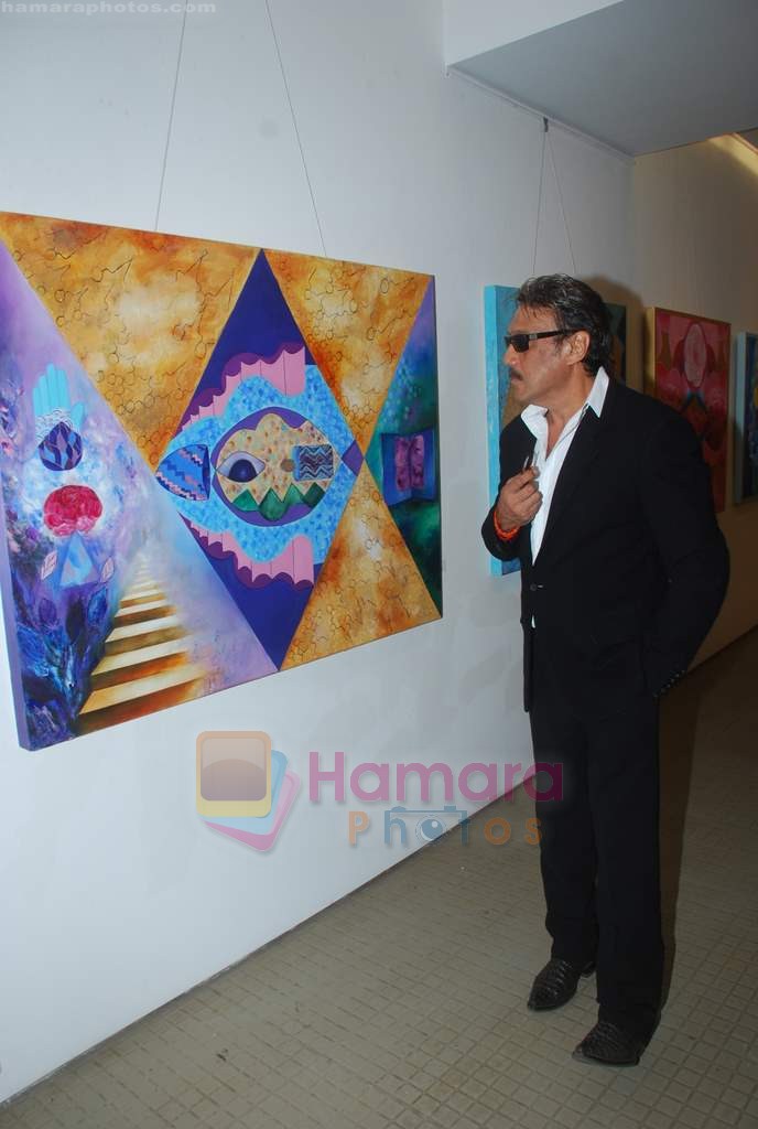 Jackie Shroff at Poonam Aggarwal art event in Museum Art gallery on 27th June 2011 