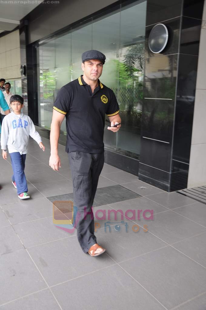 Sohail Khan returns from Toronto in Airport, Mumbai on 28th June 2011 