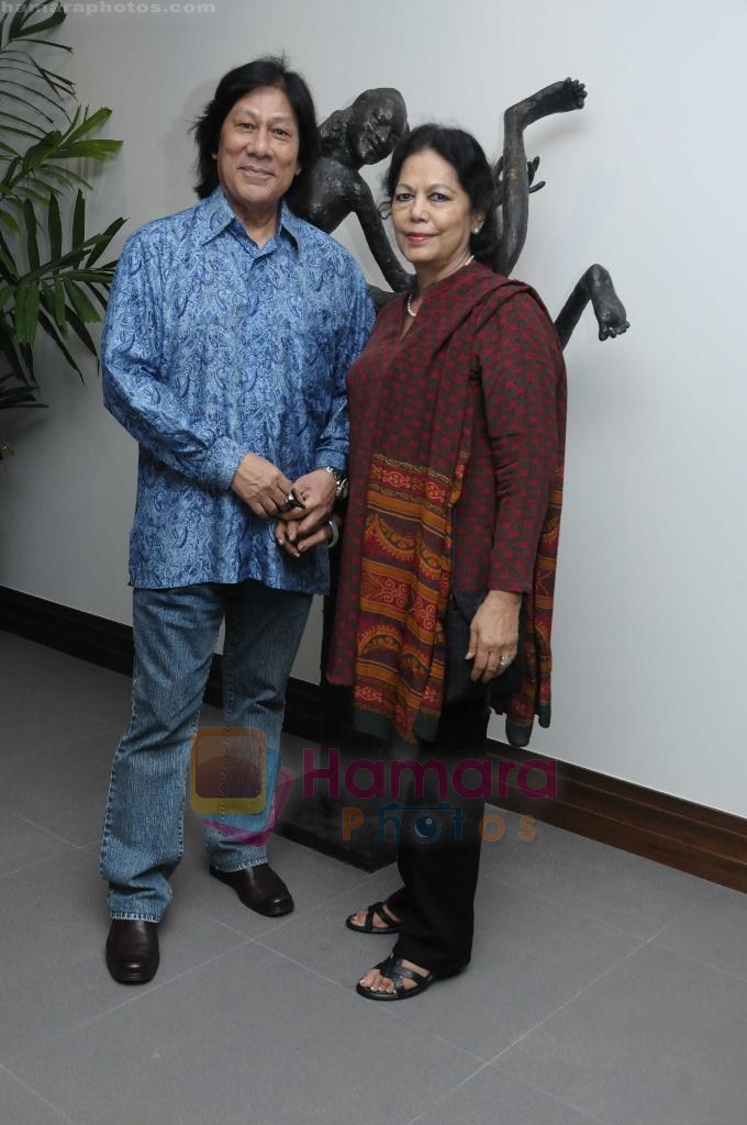 Laxman and Sunita Shreshtha at Arrokh Khambata's Amadeus Launch in NCPA, Mumbai on 3rd July 2011