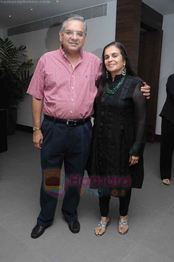 Asha & Mahindra Khatau at Arrokh Khambata's Amadeus Launch in NCPA, Mumbai on 3rd July 2011