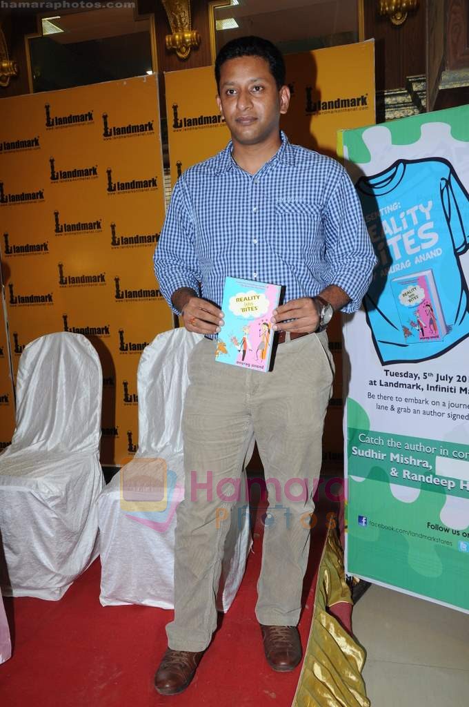Anurag Anand at Reality Bytes book release by Anurag Anand in Landmark, Mumbai on 5th July 2011