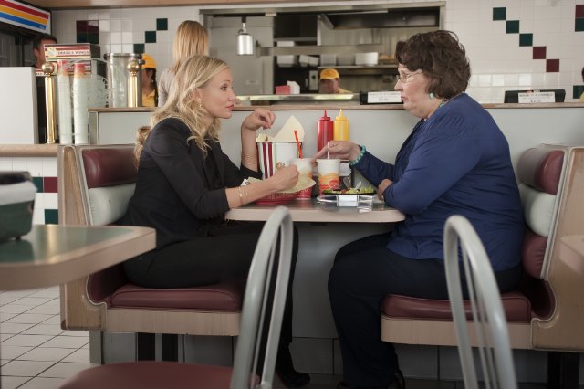 Cameron Diaz, Phyllis Smith in still from the movie Bad Teacher