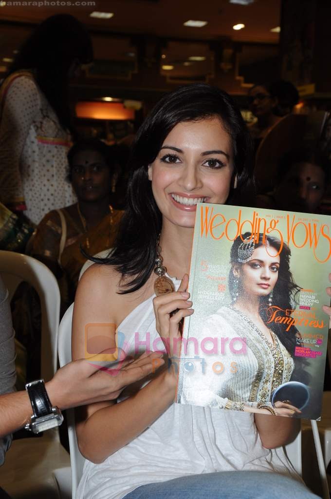 Dia Mirza launches Wedding Vows magazine in Landmark, Mumbai on 6th July 2011