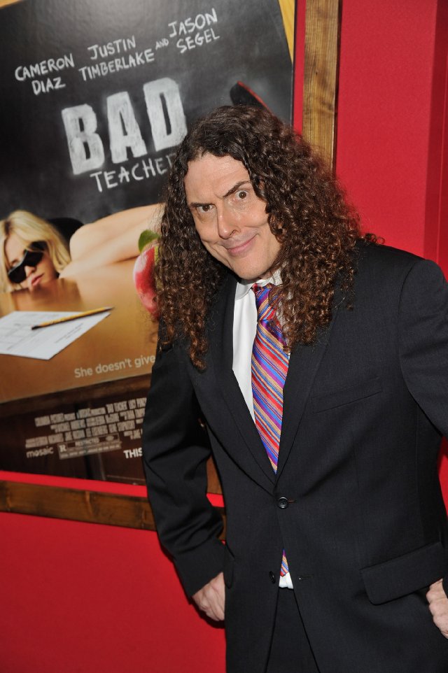 Weird Al Yankovic at the premiere of the movie Bad Teacher at the Ziegfeld Theatre in NYC on June 20, 2011