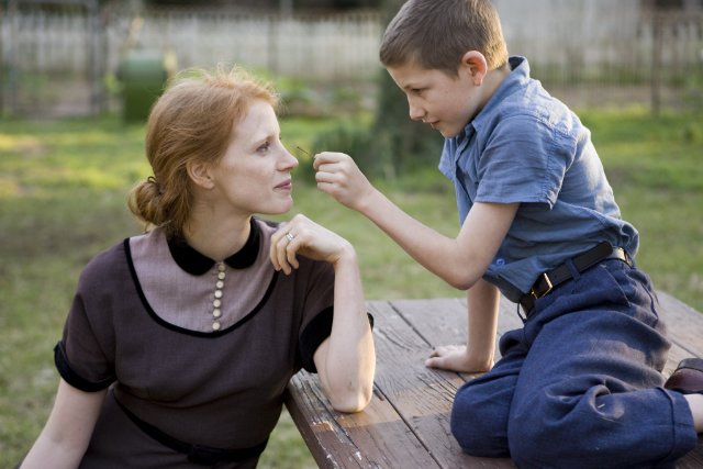 Jessica Chastain in the still from the movie The Tree of Life