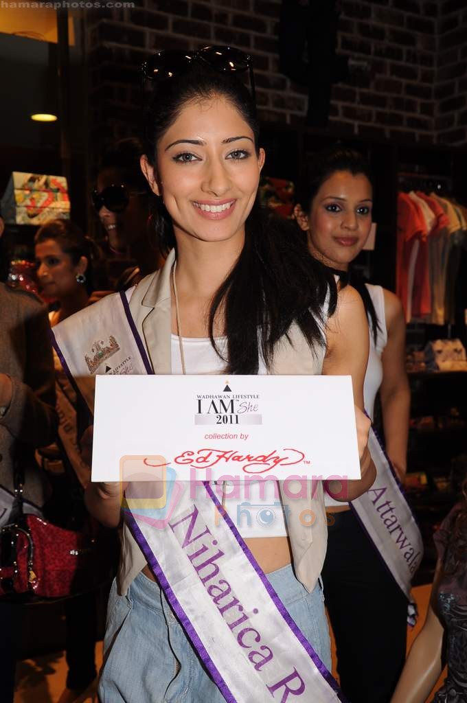 I am She contestants on a shopping spree at Ed Hardy showroom in Palladium on 11th July 2011