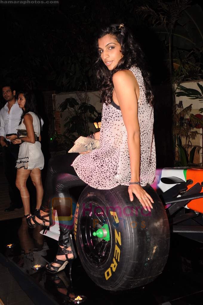 Anushka Manchanda at Force India F1 Octane Night in Mumbai on 11th July 2011