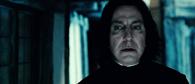 Alan Rickman in still from the movie Harry Potter and the Deathly Hallows Part 2