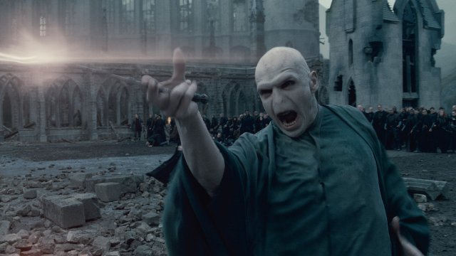 Ralph Fiennes in still from the movie Harry Potter and the Deathly Hallows Part 2