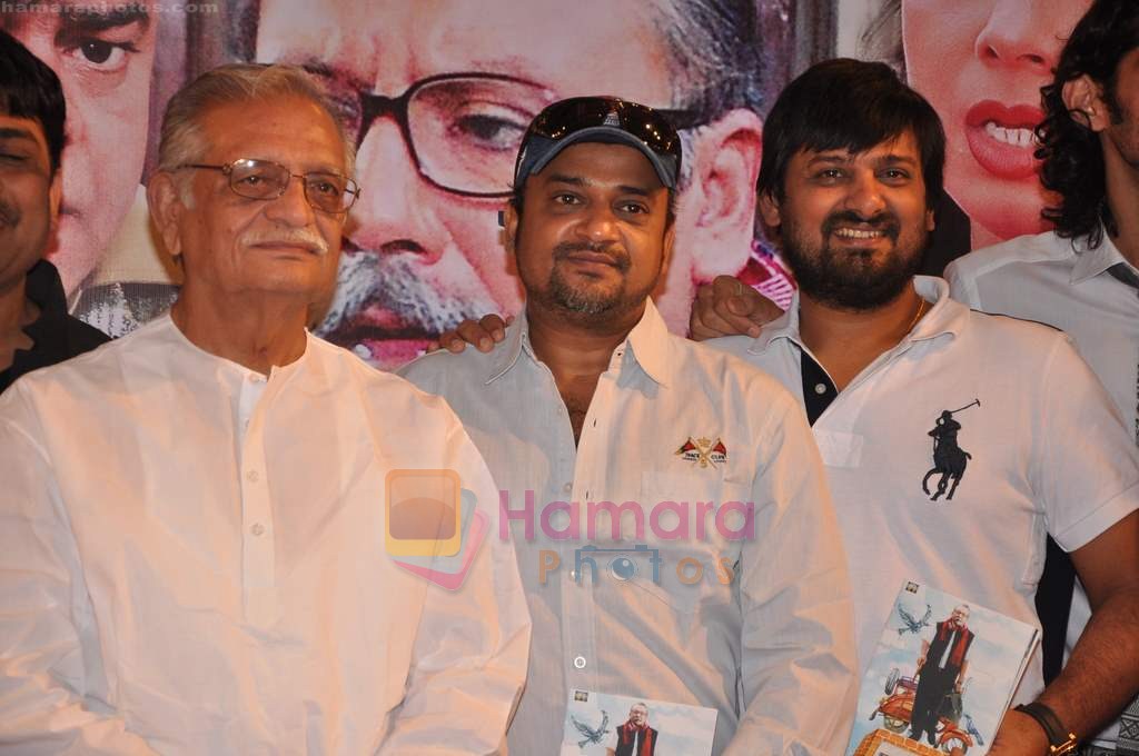 Gulzar, Sajid, Wajid at Chala Mussadi Office Office film trailer launch in Andheri on 12th July 2011