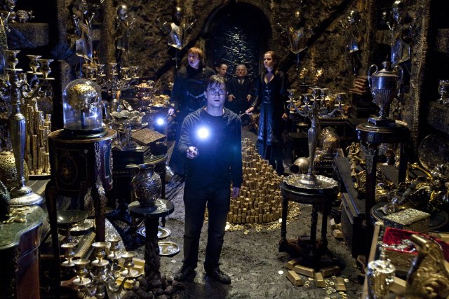 Rupert Grint, Daniel Radcliffe in still from the movie Harry Potter and the Deathly Hallows Part 2