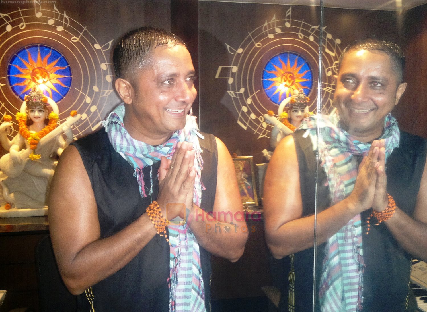 Sukhwinder Singh at the celebartion on Sai Ram album by Filmy Box on 14th July 2011