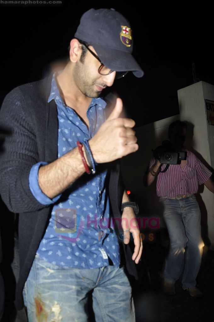 Ranbir Kapoor snapped after ZNMD screening in Juhu, Mumbai on 15th July 2011