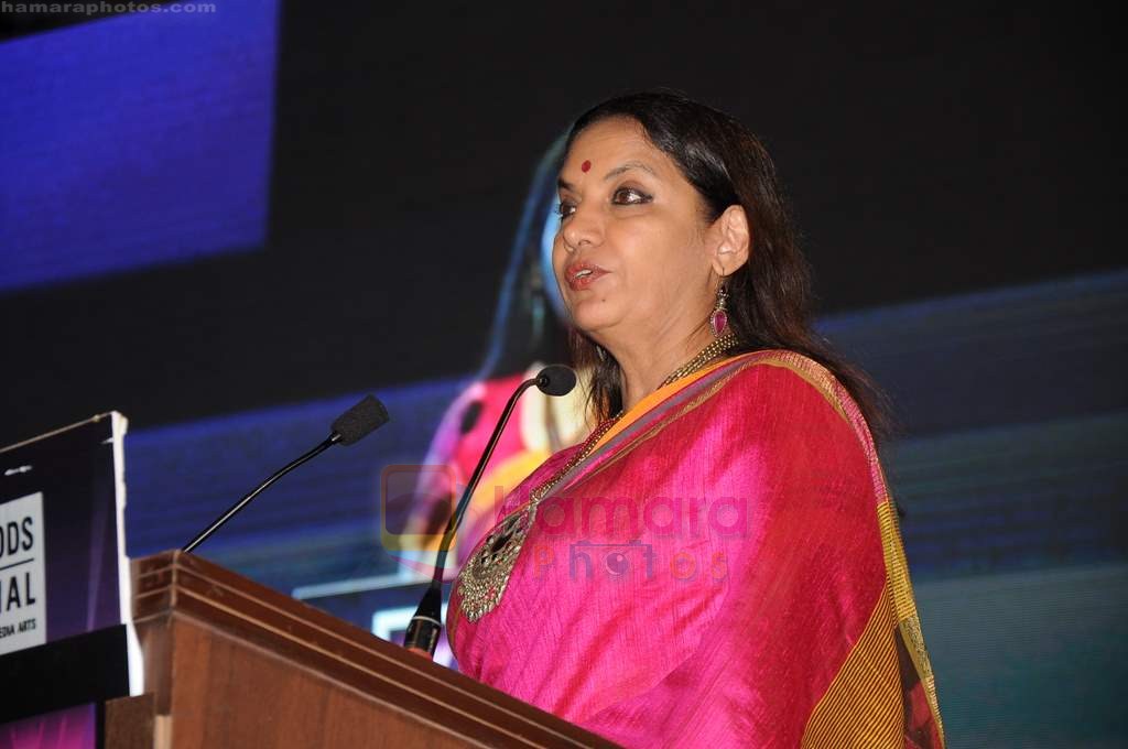 Shabana Azmi at Whistling Woods 4th convocation ceremony in St Andrews on 18th July 2011