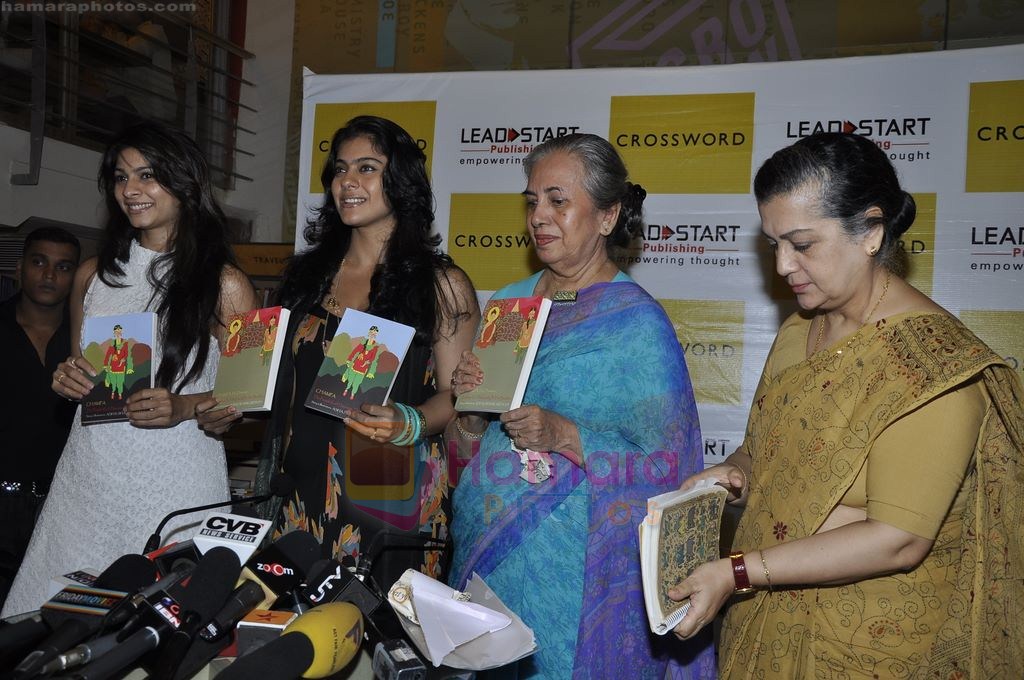 Kajol, Tanisha Mukherjee launch Champa series Leadstart Publishing in Crossword, Mumbai on 18th July 2011
