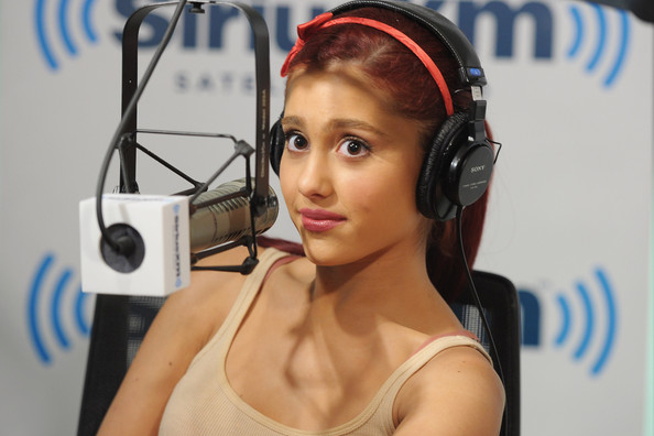 Ariana Grande at the SiriusXM Studios in New York on July 18, 2011