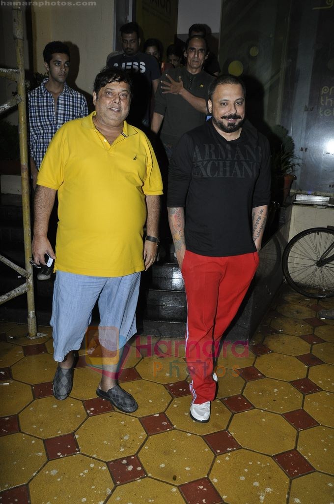 David Dhawan, Bunty Walia at Singham Screening in Pixion, Bandra, Mumbai on 19th July 2011
