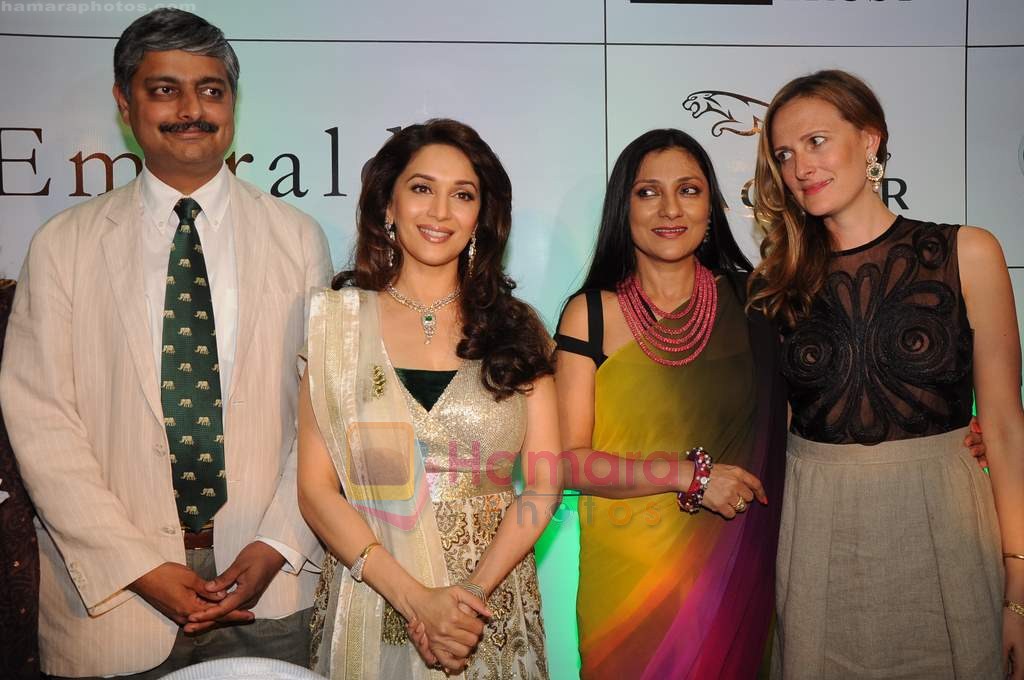 Madhuri Dixit at the launch of Emeralds for Elephants in India for 1st Time in Taj on 20th July 2011