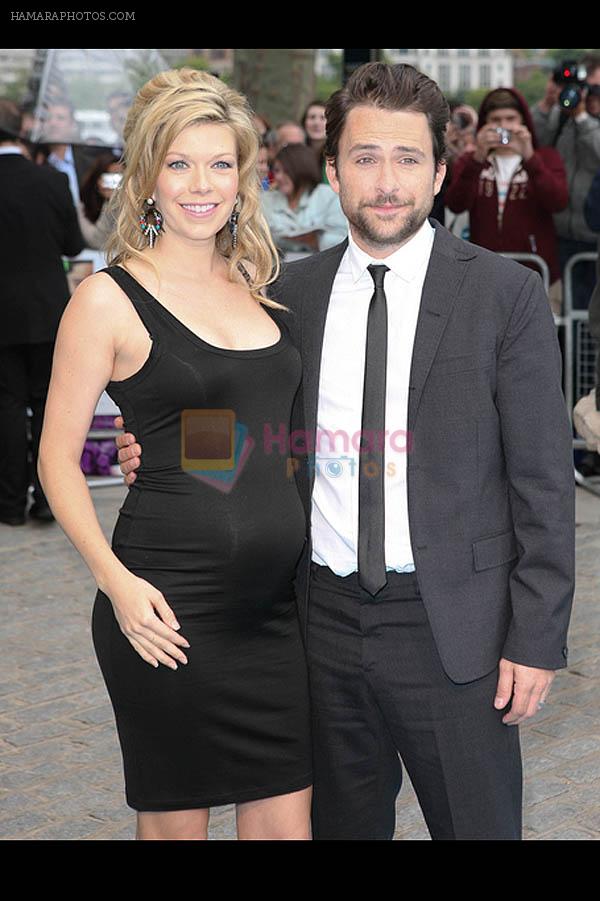 Mary Elizabeth Ellis and Charlie Day attend the UK premiere of the movie Horrible Bosses at BFI Southbank on 20th July 2011