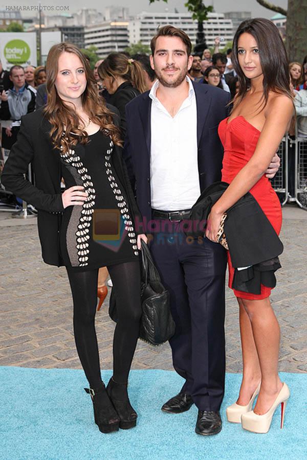 Amber Atherton, Spencer Matthews and Rosie Fortescue attend the UK premiere of the movie Horrible Bosses at BFI Southbank on 20th July 2011