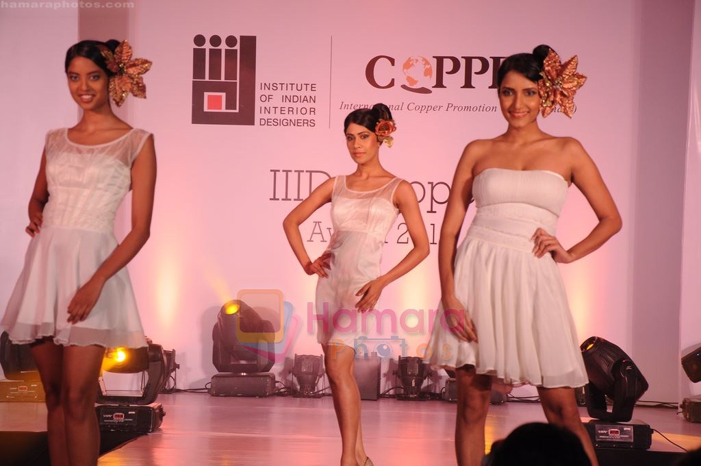 Model walk the ramp for IIID-Copper show in ITC Parel, Mumbai on 21st July 2011