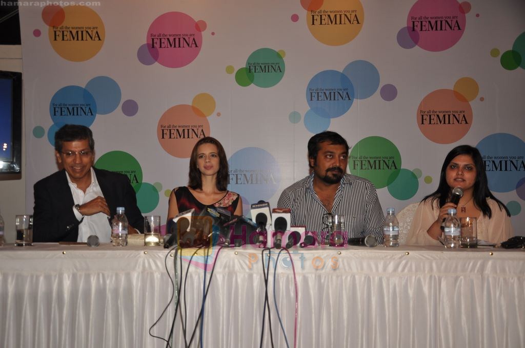 Kalki Koechlin, Anurag Kashyap at the launch of Femina TV Commercial LE Sutra by Kalki Koechlin in Bandra, Mumbai on 22nd July 2011