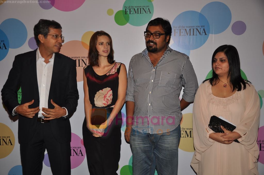 Kalki Koechlin, Anurag Kashyap at the launch of Femina TV Commercial LE Sutra by Kalki Koechlin in Bandra, Mumbai on 22nd July 2011