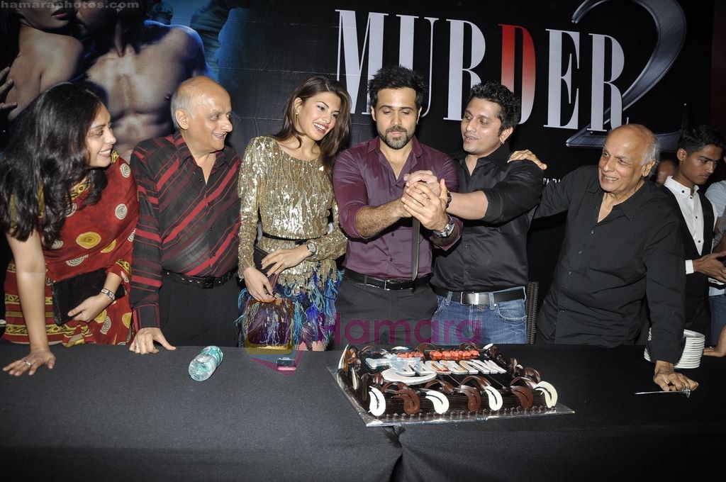 Emraan Hashmi, Jacqueline Fernandez, Mahesh Bhatt, Mohit Suri, Mukesh Bhatt at Murder 2 success bash in Enigma, Mumbai on 23rd July 2011