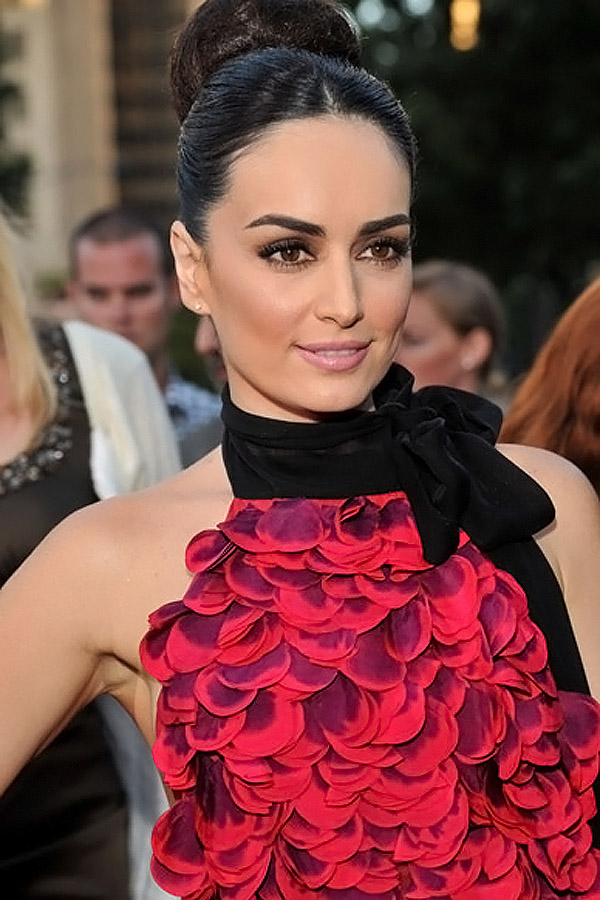 Ana de la Reguera arrives at the Cowboys and Aliens World Premiere at San Diego Civic Theatre on July 23, 2011 in San Diego, California