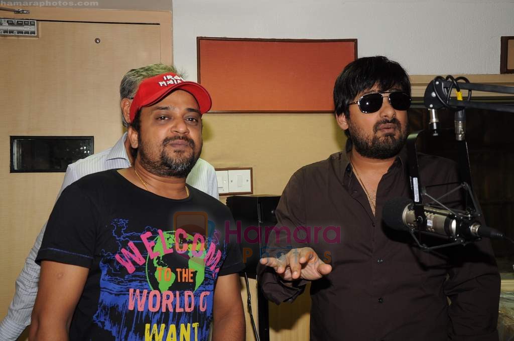 Sajid, Wajid at the Audio release of Chala Mussaddi - Office Office in Radiocity Office on 25th July 2011